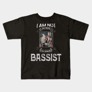 I am not retired I`m a Samurai Bassist - Samurai Champloo T-shirt Kids T-Shirt